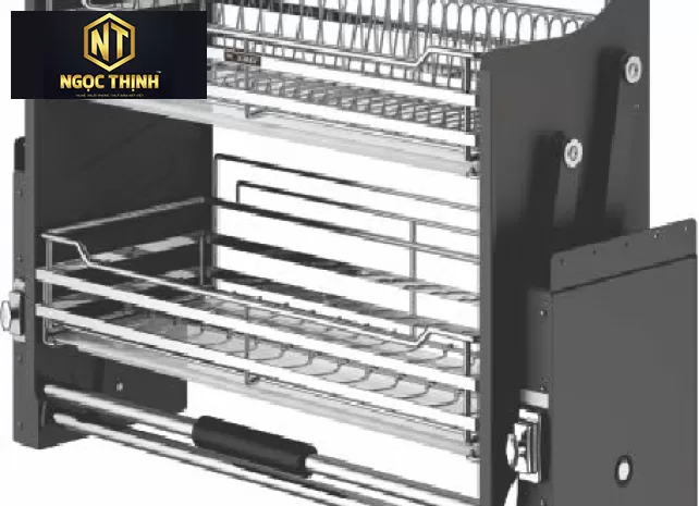Giá Chén Bát Nâng Hạ Di Động 2 Tầng VIP-R015-800 tại Phước AN Giá Chén Bát Nâng Hạ Di Động 2 Tầng VIP-R015-800 tại Phước AN
